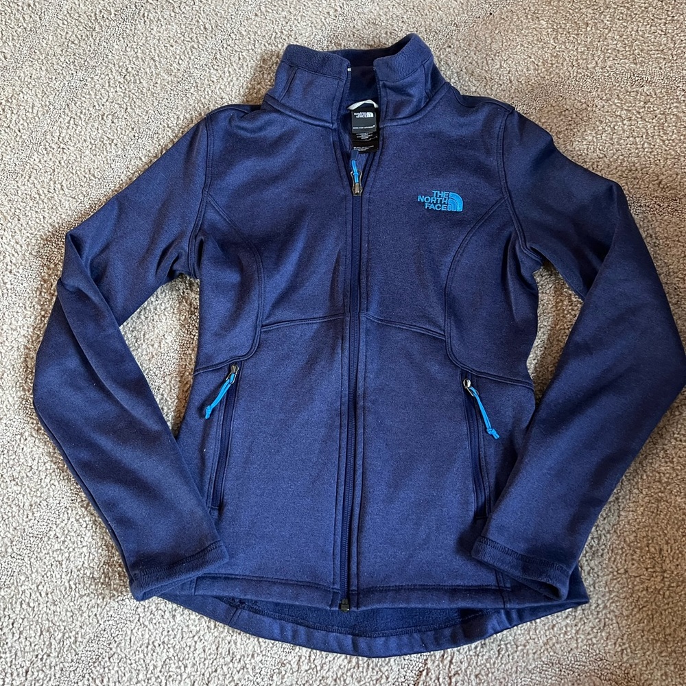 Navy Blue Northface zip up